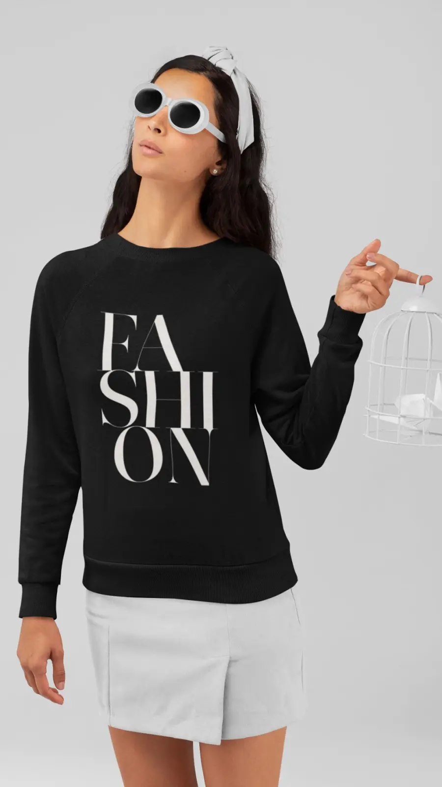 Buzo Negro 'FASHION' con Estilo Propio